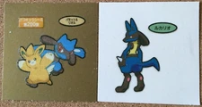 【LP】Lucario Riolu Pawmo Pokemon Daiichi bread Pan Sticker Deco Chara Japanese