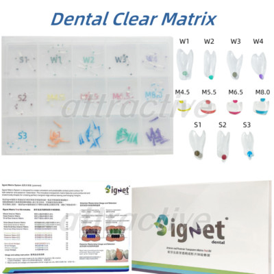 Dental Clear Matrix Anterior Posterior Restorative BT Bow Matrices Fit BioClear