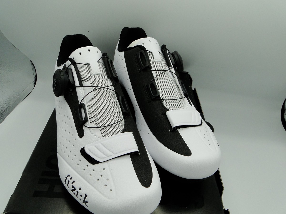Fizik Men's R5B Uomo BOA Road Cycling Shoes White/Black (White