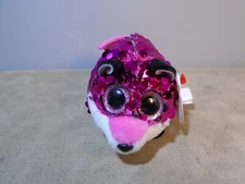 2019 TY TEENY Tys JEWEL THE SEQUIN FOX STACKABLE PLUSH (MA1350)