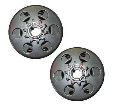 2x Clutch 5/8'' Bore 10 Tooth Chain #40 #41 420 Go Kart Minibike Kart Centrifugal