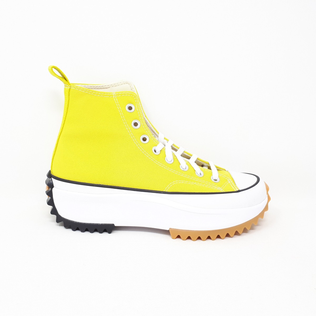 Converse Run Star Hike Hi Bitter Lemon Yellow Shoe Sneaker Boot  