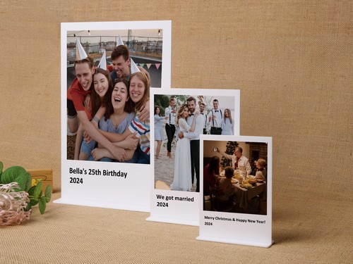 Personalised Photo Print Plaque With Custom Message - Custom Printed Picture - Picture 2 of 7