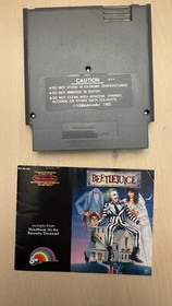 Beetlejuice (Nintendo Entertainment System, 1991) NES Cartridge with Manual