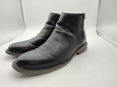 Tommy Hilfiger-Black-TM-SALENS-C-Dress Boots-Men's Size 12-Shoes-GREAT CONDITION