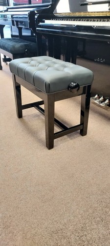 ADJUSTABLE PIANO STOOL SUPERIOR QUALITY NO ASSEMBLY REQUIRED FIXED LEG NO BOLTS - Picture 2 of 4