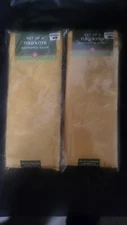 (2)NWT  BED, BATH & BEYOND Napkins GOLD POINSETTIA NAPKINS 4 Per Pack 