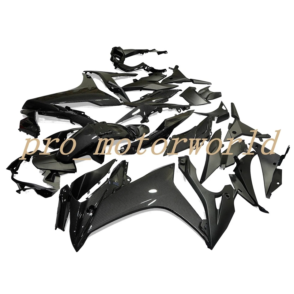 Kit de carenado de fibra de carbono con pernos para Suzuki GSX250R 2017-2024 juego de carrocería negro Foto 2 de 4