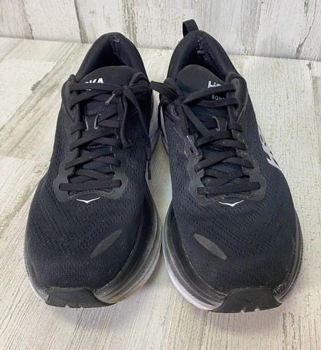 Hoka One One Black Bondi 8 Sz 11.5 D Mens Sneakers Shoes - Read - Picture 3 of 17