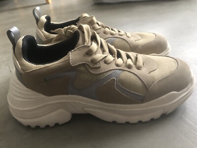 INC International Concepts Mens Byron Beige Khaki Shoes Sz