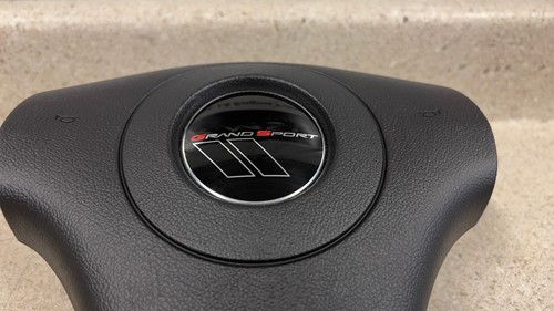 10 13 Corvette C6 Grand Sport Driver Side Left Badge 20926063 OEM GM Steering - Picture 3 of 9