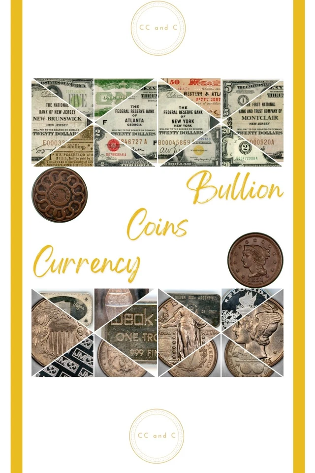 Silver & Gold Coins, Silver Bullion, World Currency & More!