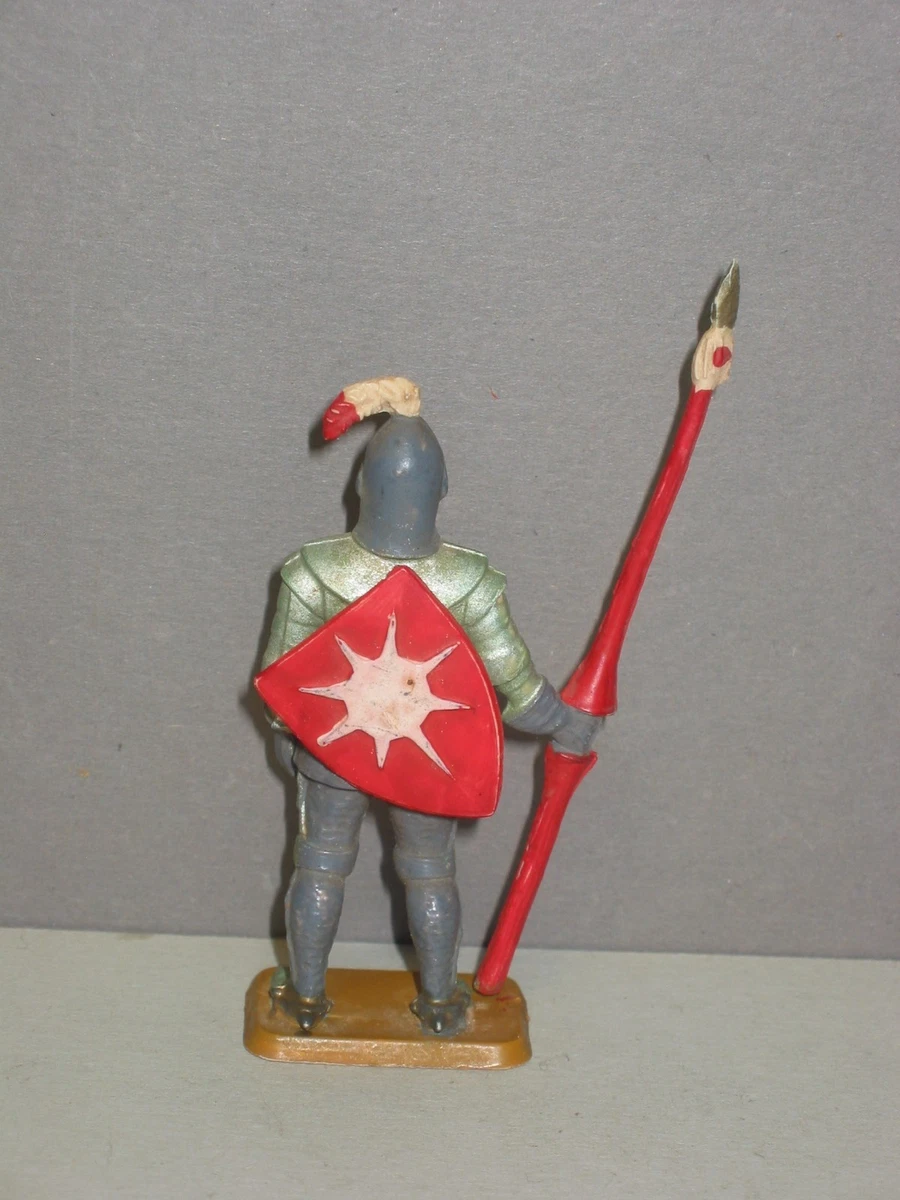 Figurine Starlux Moyen Âge - Seigneur Avec Lance (Modifié)