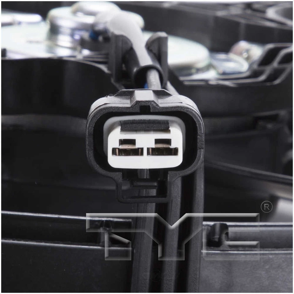 Ventilador de radiador y condensador doble para Mitsubishi Outlander TYC 2003-2006 Foto 3 de 4