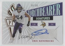 2019 Passing the Torch Torchbearer Signatures 50/50 Eric Kendricks Auto b8h