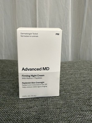 Advanced MD Firming Night Cream With Retinol+Peptides 2.5 FL  Oz (74ml)