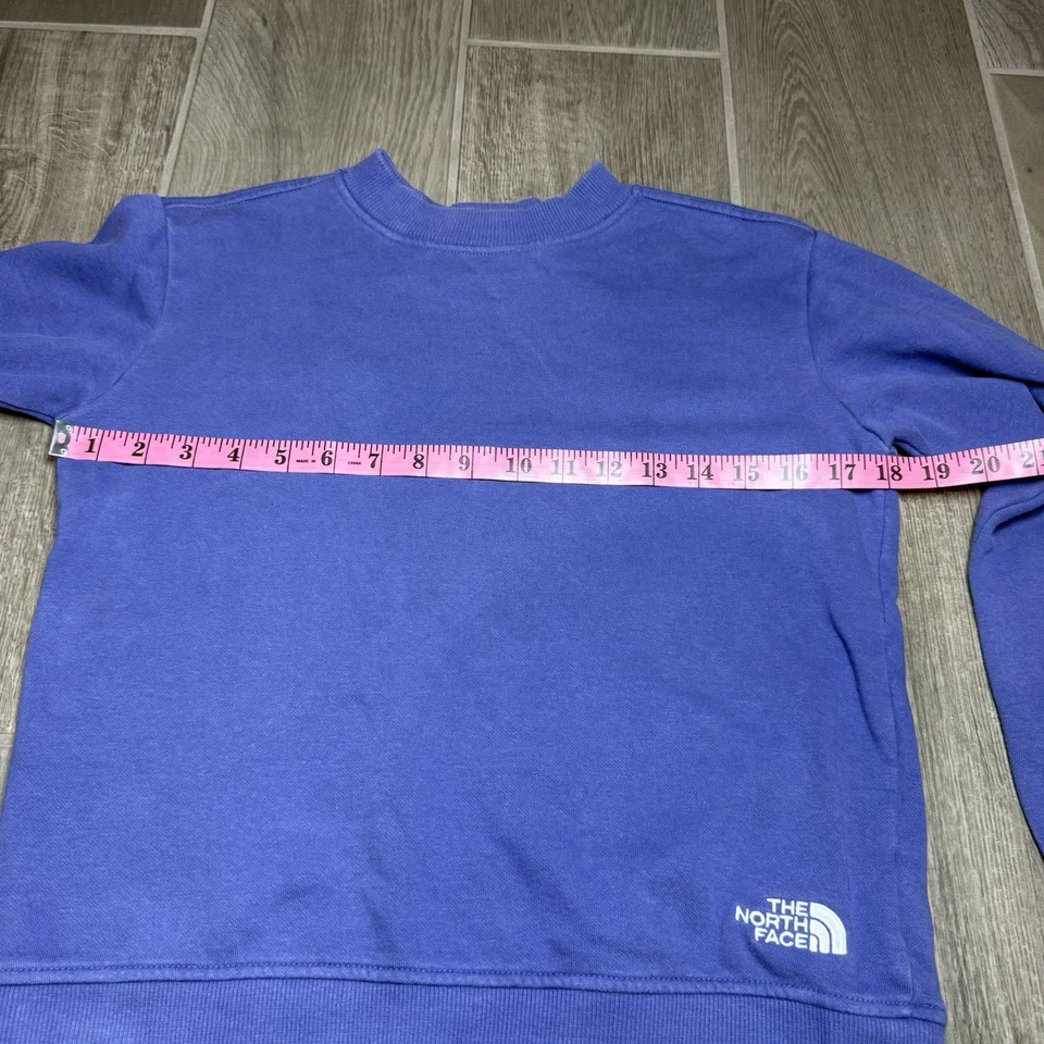 Sudadera The North Face Niñas Grande Cuello Redondo Manga Larga, Púrpura Foto 3 de 4