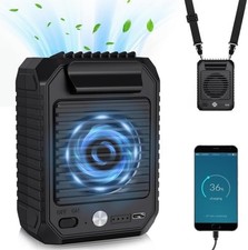 Waist Clip Fan 10000mAh Battery Powered Hands-free Cooling Body Fan with Max 24H