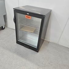 Bottle Fridge Single 1 Door 128L Black Commercial Refrigeration Bar Pub Cafe ...