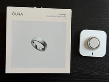 Oura Ring Gen 5 Size 9 Brushed Silver Smart Ring