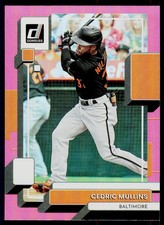 2022 Donruss Cedric Mullins 172 Holo Pink Baltimore Orioles