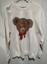 Living Fully Co I Love You Beary Much Sweatshirt in Cream