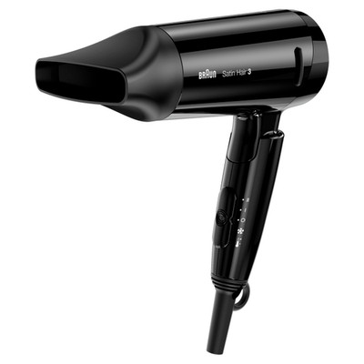 Braun HD350 Satin Hair 3 Style&Go 1600W Haartrockner - Schwarz