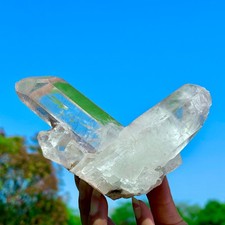 1.31LB A+++Natural White Crystal Himalayan Quartz Cluster /Mineralsls Specimen
