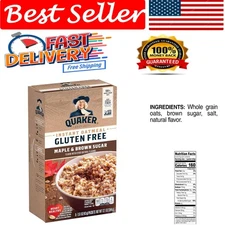 Quick & Nutritious Gluten-Free Instant Oatmeal - 8 Packs of Maple & Brown Sugar
