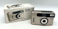 Vivitar PZ3090 Date-A-Print Point Shoot 35mm Camera w/ Box Battery Tested
