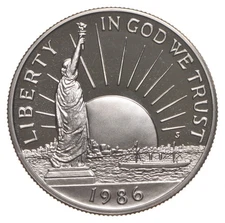 1986-S PROOF Statue of Liberty Commemorative Half Dollar