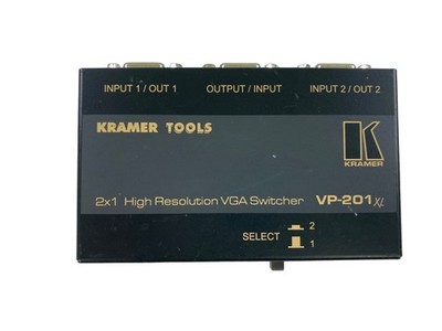 Kramer Electronics VP-201XL 2x1 Computer Graphics Video Mechanical Switcher