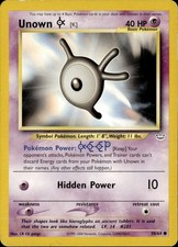 Pokemon Unown [K] 58/64 Neo Revelation MP