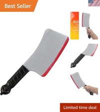 14-Inch Bloody Butcher Knife Costume Prop - Realistic Fake Cleaver for Adults