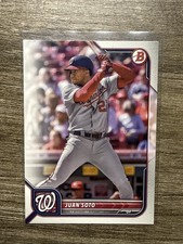 2022 Bowman Baseball Juan Soto #10 Washington Nationals