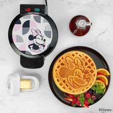 Uncanny Brands Disney Minnie Mouse Waffle Maker