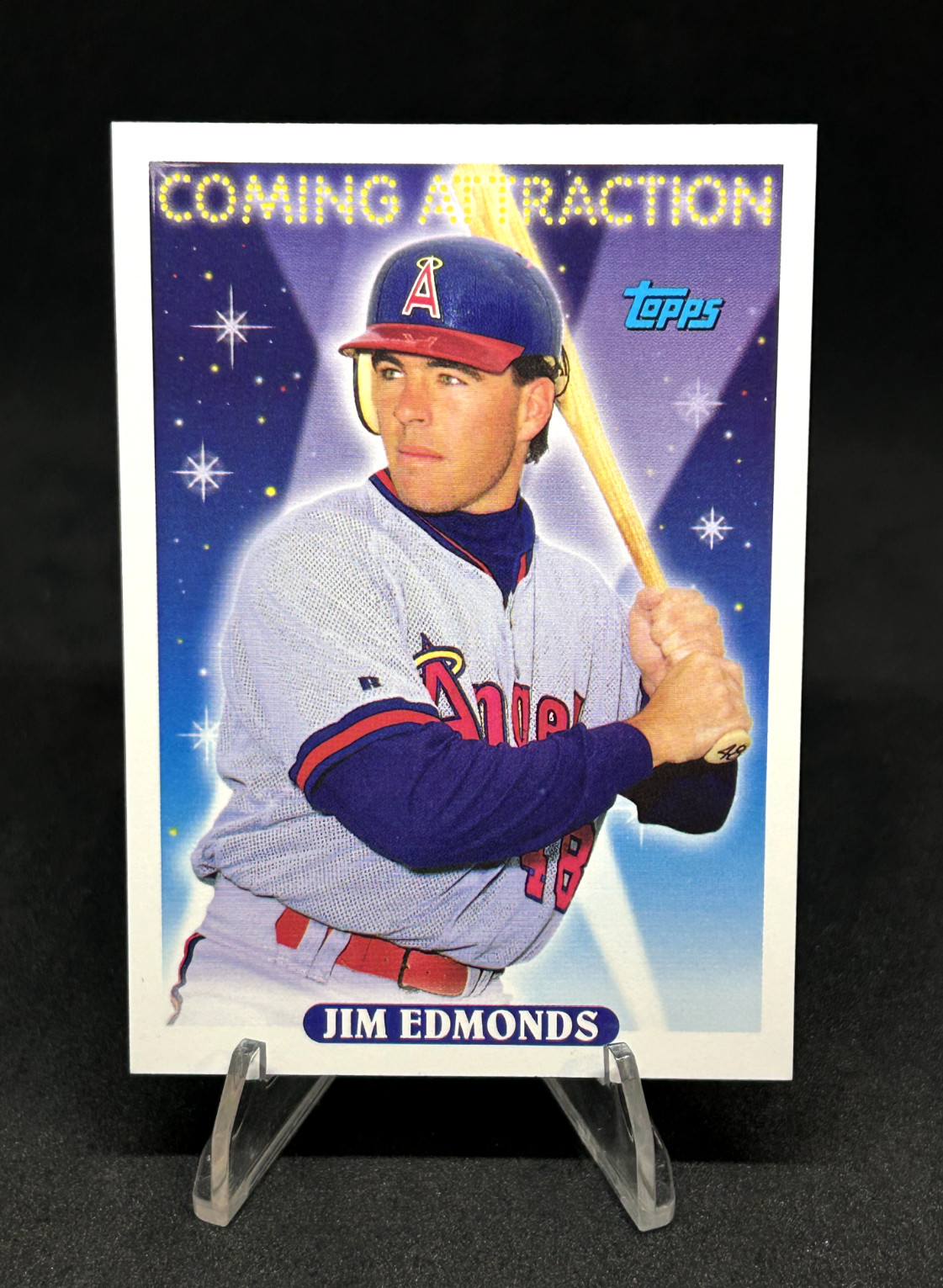Jim Edmonds - RC Rookie - Cardinals HOF - Coming Attraction - 1993 Topps # 799