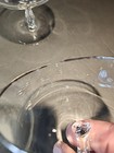 Discontinued Noritake Rhythm Set 8 Champagne/Tall Sherbet Glasses Platinum Trim — photo 6