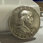 1961 Franklin Half Dollar 50C 90% Silver Business Strike Philadelphia Mint