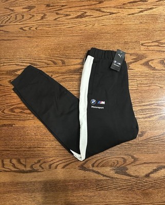 PUMA BMW M Motorsport MT7 Fleece Sweatpants Mens Medium Black 624138-01 NWT