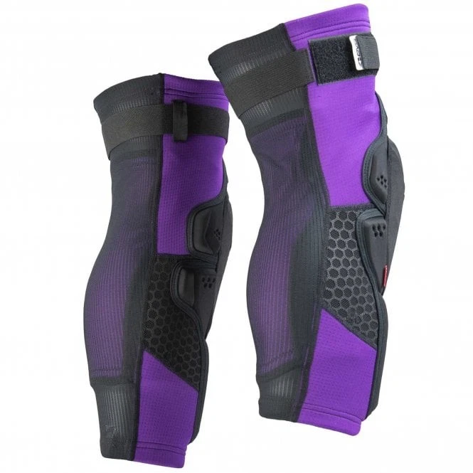 EVS YOUTH MX Armour - SLAYCO Knee Guards - Purple/Black (Pair) - Image 2 of 4