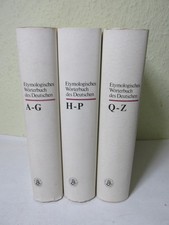 Etymologisches W&ouml;rterbuch des Deutschen - 3 B&auml;nde  DDR Akademie Verlag