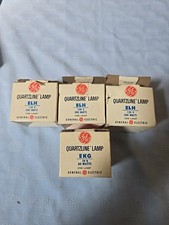 GE QUARTZLINE SYLVANIA Lamp Bulb - ELH 120V 300 W EKG 19V 80 W New - Lot 6