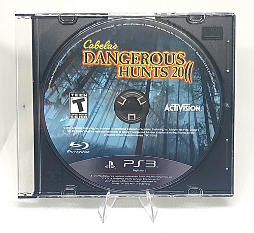 Cabela's Dangerous Hunts 2011 PS3 – Jeu Complet En Français, Très Bon état