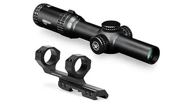 Vortex Strike Eagle 1-6x24 Rifle Scope,AR-BDC Reticle w/ 2in Offset Mount