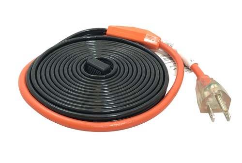 HC12A Automatic Electric Heat Kit Heating Cables, 12-Feet, Black, Ft