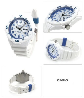 CASIO Classic MRW-200HC-7B2DF Diver Style Weiß Analog Herren R80111277