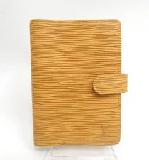 Authentic LOUIS VUITTON Epi Agenda PM Day Planner Notebook Cover S#48538