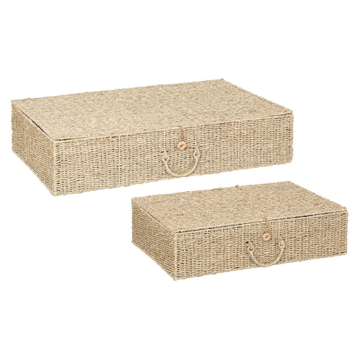 Boîtes de Rangement Cora 80cm Naturel pour Supprimer le Désordre