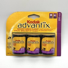 Kodak Advantix Advanced APS 200 Camera Film 3 Pack Expired 03/2004